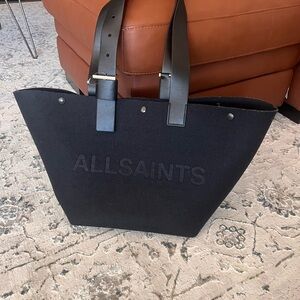 AllSaints Black Tote Bag